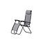 Gartenliege Vulcano Grau – Camping-Gartenliege Ø60 cm Stahl und Oxford-Stoff