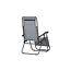 Gartenliege Vulcano Grau – Camping-Gartenliege Ø60 cm Stahl und Oxford-Stoff