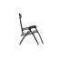 Gartenliege Vulcano Grau – Camping-Gartenliege Ø60 cm Stahl und Oxford-Stoff