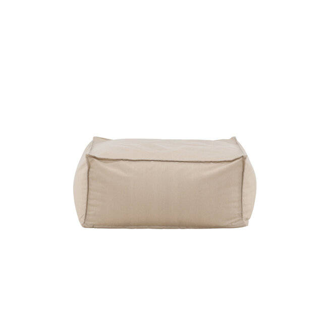 Bodenkissen Rambo Beige – Outdoor-Sitzkissen 85×85×40 cm Olefin wetterfest