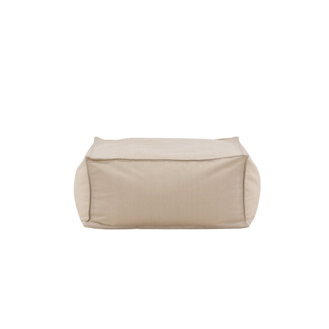 Bodenkissen Rambo Beige – Outdoor-Sitzkissen 85×85×40 cm Olefin wetterfest
