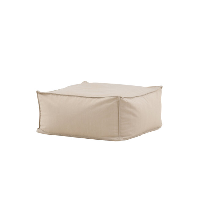 Bodenkissen Rambo Beige – Outdoor-Sitzkissen 85×85×40 cm Olefin wetterfest