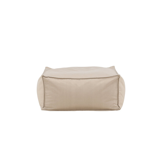 Bodenkissen Rambo Beige – Outdoor-Sitzkissen 85×85×40 cm Olefin wetterfest