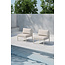 Gartensofa Copacabana Beige – Outdoor-Einzelsofa 70×74×65 cm Aluminium und Daunen/Schaumstoff