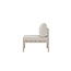 Gartensofa Copacabana Beige – Outdoor-Einzelsofa 70×74×65 cm Aluminium und Daunen/Schaumstoff