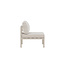 Gartensofa Copacabana Beige – Outdoor-Einzelsofa 70×74×65 cm Aluminium und Daunen/Schaumstoff
