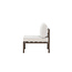 Gartensofa Copacabana Beige – Loungesessel 70×74×65 cm Aluminium & Daunen/Schaumstoff