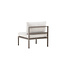 Gartensofa Copacabana Beige – Loungesessel 70×74×65 cm Aluminium & Daunen/Schaumstoff