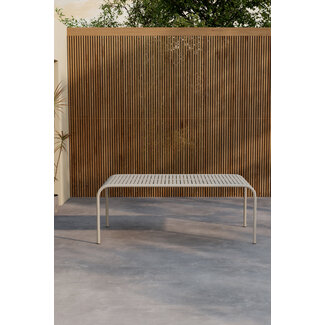 Venture Home Gartentisch Borneo Beige – Esstisch 100×200×75 cm Aluminium Outdoor