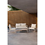 Lounge-Set Sicily Beige – Outdoor-Lounge 160×79,5×73 cm Aluminium wetterfest