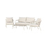 Lounge-Set Sicily Beige – Outdoor-Lounge 160×79,5×73 cm Aluminium wetterfest