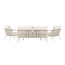 Lounge-Set Sicily Beige – Outdoor-Lounge 160×79,5×73 cm Aluminium wetterfest