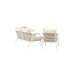 Lounge-Set Sicily Beige – Outdoor-Lounge 160×79,5×73 cm Aluminium wetterfest