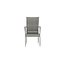 Gartenstuhl Anna Grau – Hochlehner 60×64×95 cm Polyrattan & Polyester