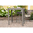 Outdoor-Bartisch Alo (100 x 60 cm) – Skandinavische Eleganz aus Polyrattan mit Glasplatte