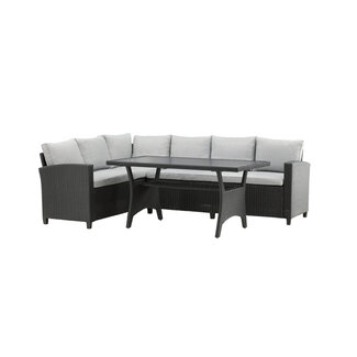 Venture Home Outdoor Ecklounge-Set Brentwood – Moderner Geflecht-Look