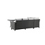 Lounge-Set Bentwood Schwarz – Moderne Outdoor-Lounge