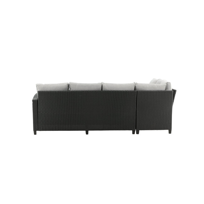 Lounge-Set Bentwood Schwarz – Moderne Outdoor-Lounge