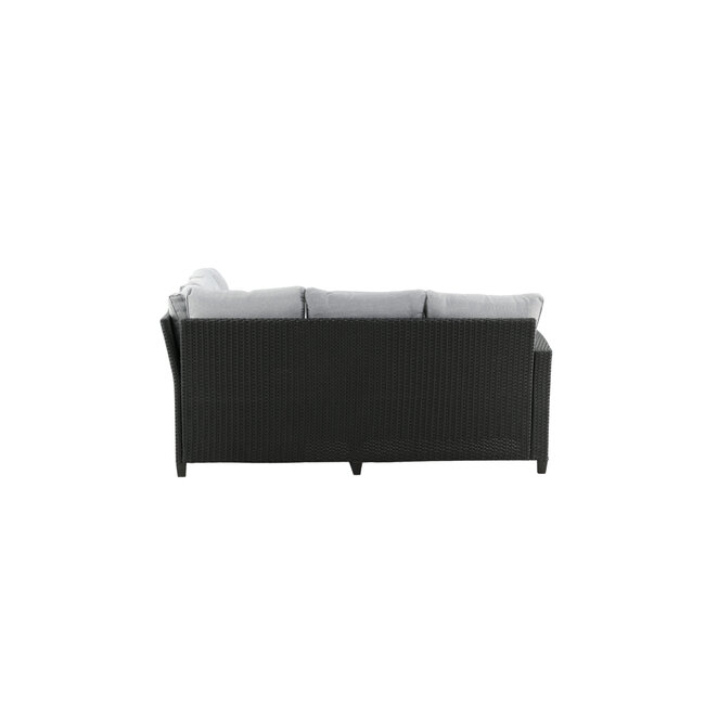 Lounge-Set Bentwood Schwarz – Moderne Outdoor-Lounge
