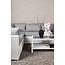 Outdoor Ecklounge-Set Amazon – Moderne Modul-Sitzgruppe in Weiß mit Couchtisch