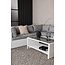 Outdoor Ecklounge-Set Amazon – Moderne Modul-Sitzgruppe in Weiß mit Couchtisch