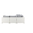 Lounge-Set Amazon Weiß – Moderne Outdoor-Lounge