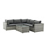 Lounge-Set Amazon Grey, Beige – Moderne Outdoor-Lounge