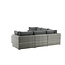 Outdoor Ecklounge-Set Amazon – Moderne Modul-Sitzgruppe in Grau mit Couchtisch