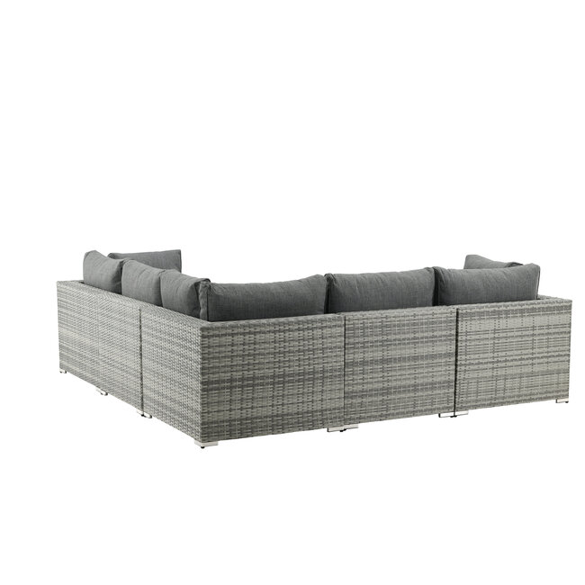 Lounge-Set Amazon Grey, Beige – Moderne Outdoor-Lounge