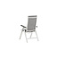 Outdoor-Hochlehner Albany 2er-Set – Verstellbarer Komfort in Grau