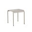 Outdoor Café-Tisch Borneo (70 x 70 cm) – Skandinavisches Design aus Aluminium in Beige
