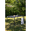 Outdoor Esstisch Borneo (200 x 100 cm) – Skandinavisches Aluminium-Design in Schwarz/Anthrazit