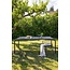 Outdoor Esstisch Borneo (200 x 100 cm) – Skandinavisches Aluminium-Design in Schwarz/Anthrazit