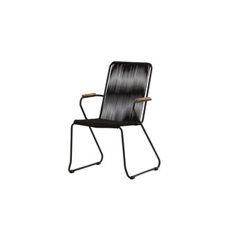 Venture Home Gartenstuhl Bois Schwarz – Bequemer Sitzkomfort für draußen