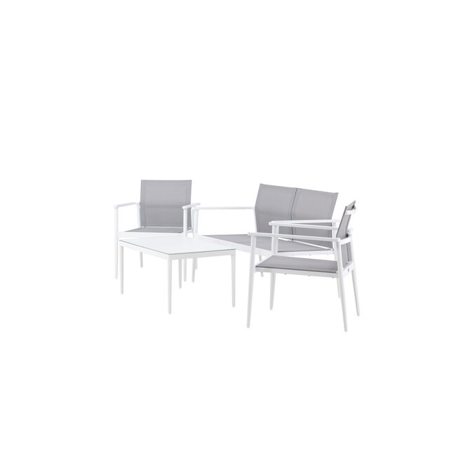 Lounge-Set Break Weiß – Moderne Outdoor-Lounge