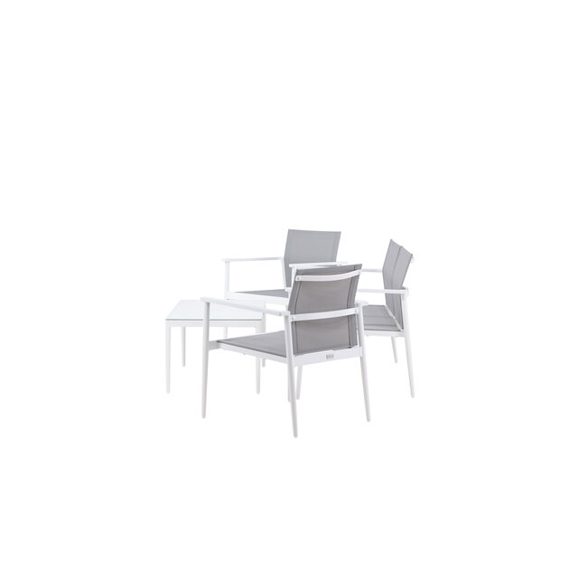 Lounge-Set Break Weiß – Moderne Outdoor-Lounge