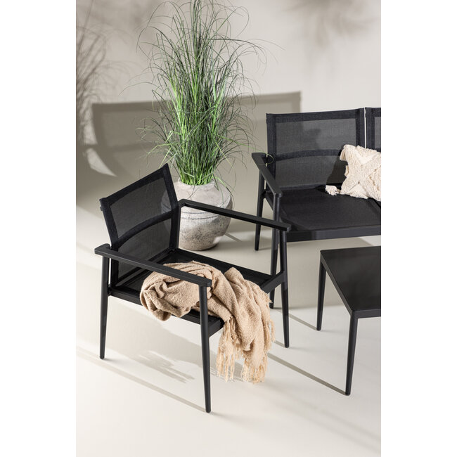 Lounge-Set Break Schwarz – Moderne Outdoor-Lounge