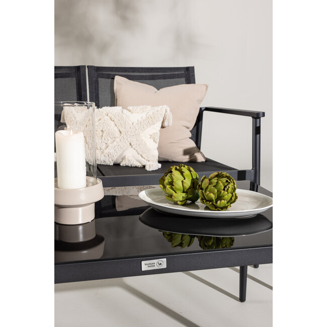 Lounge-Set Break Schwarz – Moderne Outdoor-Lounge