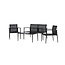 Lounge-Set Break Schwarz – Moderne Outdoor-Lounge