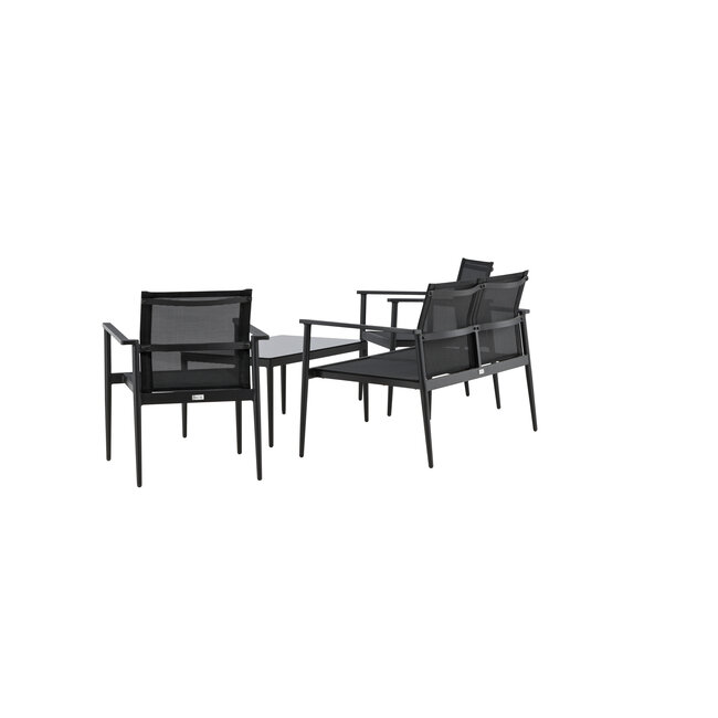 Lounge-Set Break Schwarz – Moderne Outdoor-Lounge