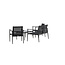 Lounge-Set Break Schwarz – Moderne Outdoor-Lounge