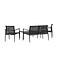 Lounge-Set Break Schwarz – Moderne Outdoor-Lounge