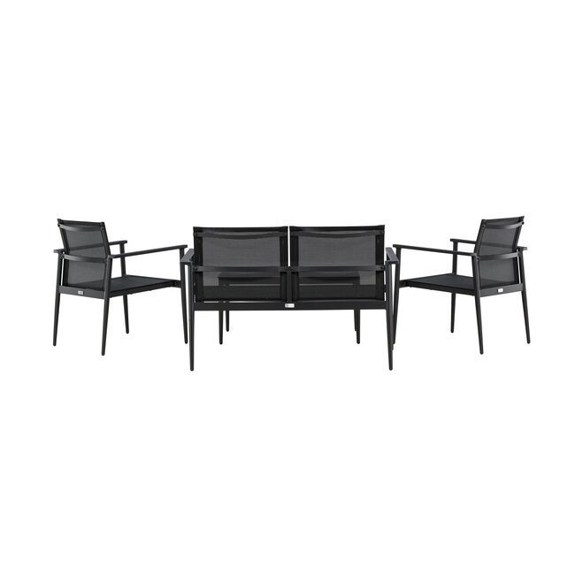 Lounge-Set Break Schwarz – Moderne Outdoor-Lounge