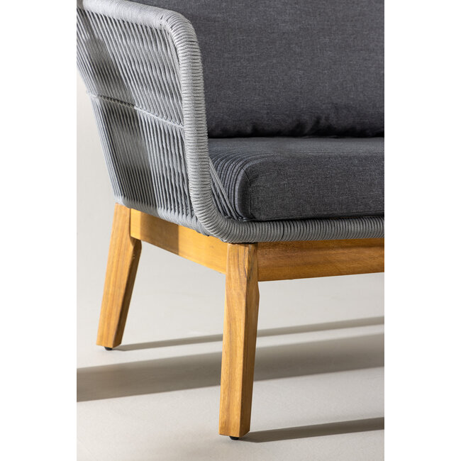 Lounge-Set Chania Grau – Moderne Outdoor-Lounge