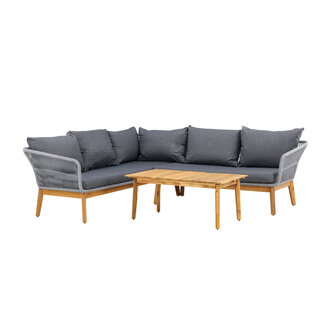 Venture Home Lounge-Set Chania Grau – Moderne Outdoor-Lounge
