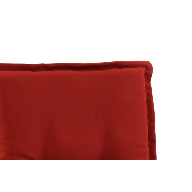 Outdoor-Bankauflage Cushion Rot aus Polyester, 116 cm × 46 cm, UV-beständig und wetterfest – für Gartenbank & Liegestuhl