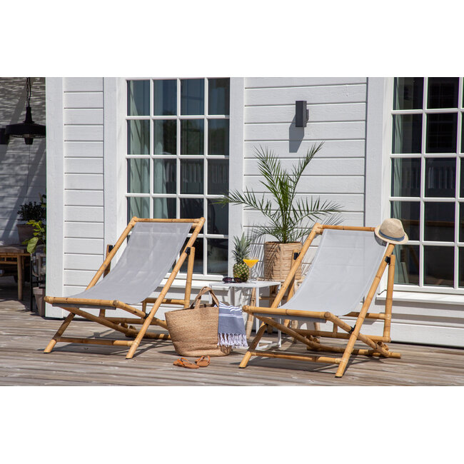 Gartensessel Cane – Loungesessel 74×115×85 cm Rattan & Textilene