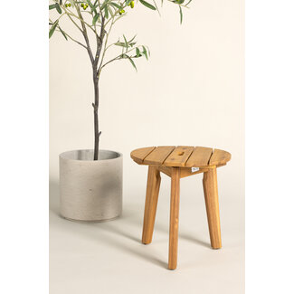 Venture Home Gartentisch Chania – Beistelltisch Ø40×42 cm Akazienholz Outdoor
