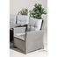 Lounge-Set Brentwood Grau – Outdoor-Lounge 186×73×89 cm Polyrattan und Kunstfaser