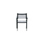 Gartenstuhl Copacabana Grau – Niedriglehner 57×61×88 cm Textilene und Aluminium
